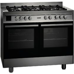 AEG 49190GO-MN 100cm Dual Fuel Range Cooker in Stainless Steel